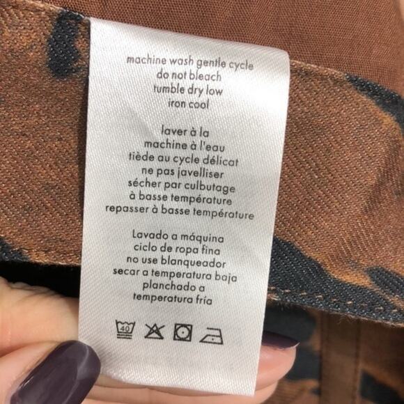 WeWoreWhat Tiger Stripe Piped Stiletto Slit The Icon Jeans 27 - Picture 11 of 11